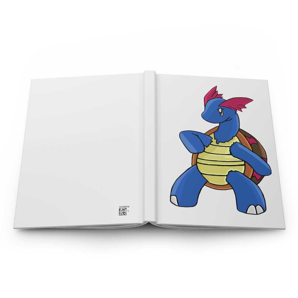 Squirtila Hardcover Journal Matte with customizable covers, showcasing a sleek design and lined pages.