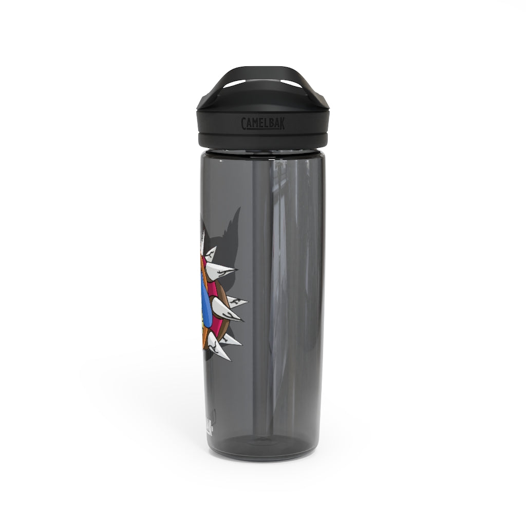 Squirtois CamelBak Eddy® Water Bottle in 20oz and 25oz sizes, showcasing its durable Tritan™ material and personalized design.