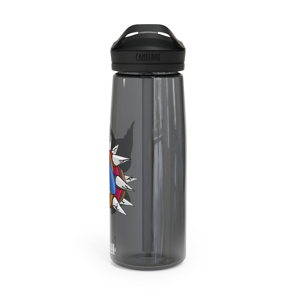 Squirtois CamelBak Eddy® Water Bottle in 20oz and 25oz sizes, showcasing its durable Tritan™ material and personalized design.