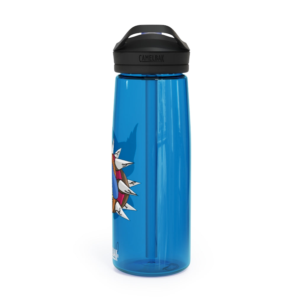 Squirtois CamelBak Eddy® Water Bottle in 20oz and 25oz sizes, showcasing its durable Tritan™ material and personalized design.