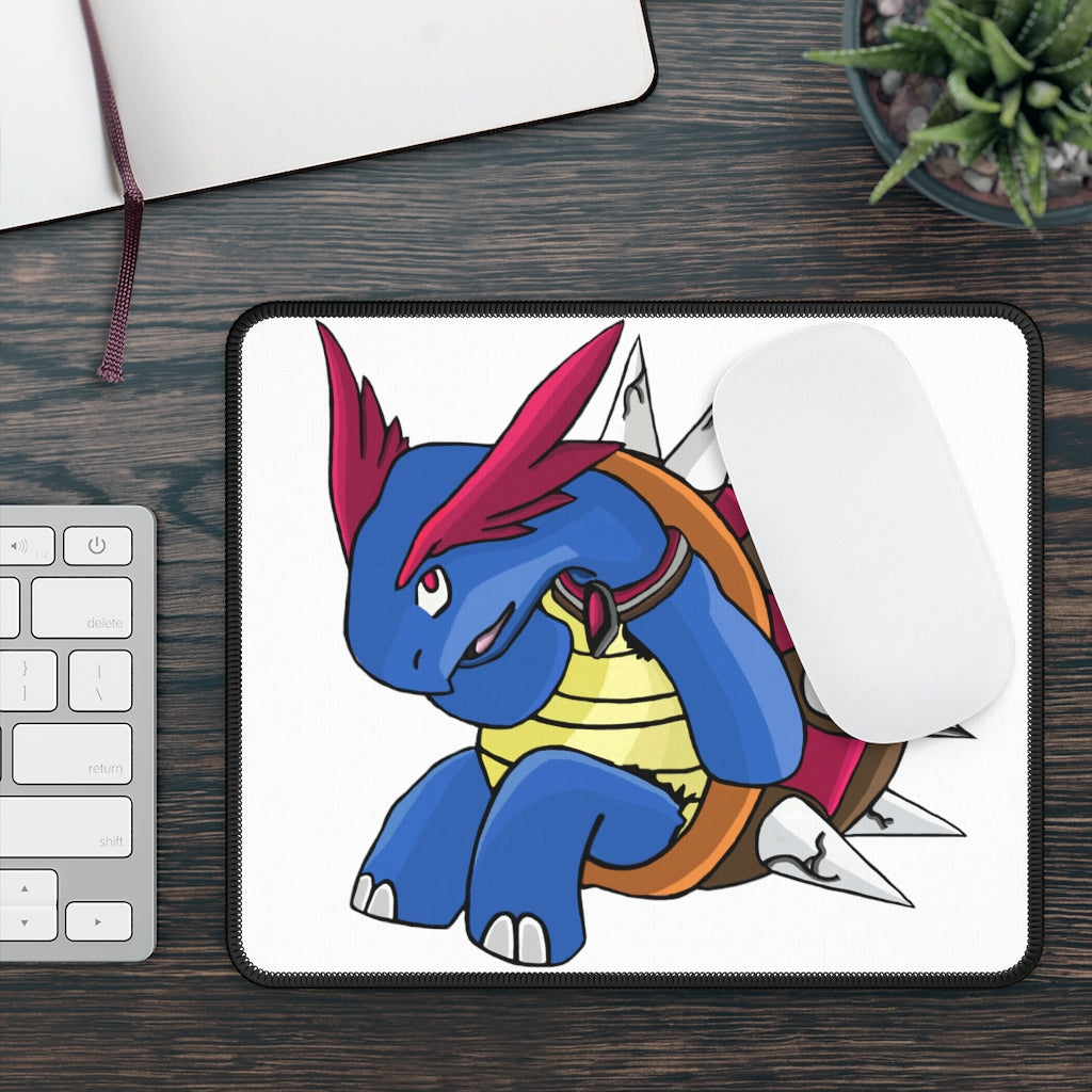 Squirtois Gaming Mouse Pad featuring vibrant custom designs and stitched edges, measuring 9x7 inches.