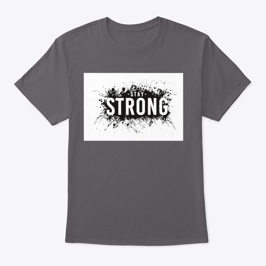 Stay Strong T-Shirt in various colors, showcasing its classic fit and soft fabric.