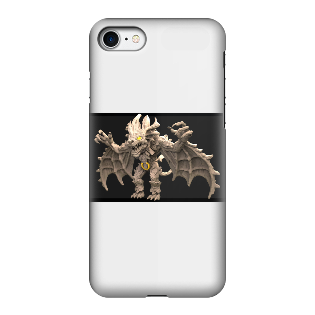 Stone Rock Creature Fully Printed Tough Phone Case showcasing vibrant design and dual-layer protection.