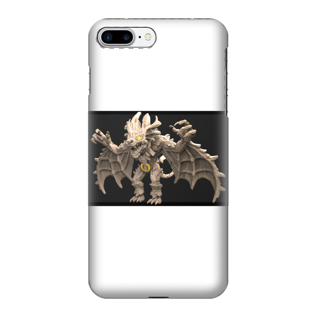 Stone Rock Creature Fully Printed Tough Phone Case showcasing vibrant design and dual-layer protection.