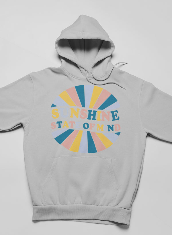 A stylish Sunshine State Of Mind Hoodie featuring a cozy fleece lining and adjustable hood, designed by top artists for ultimate comfort.