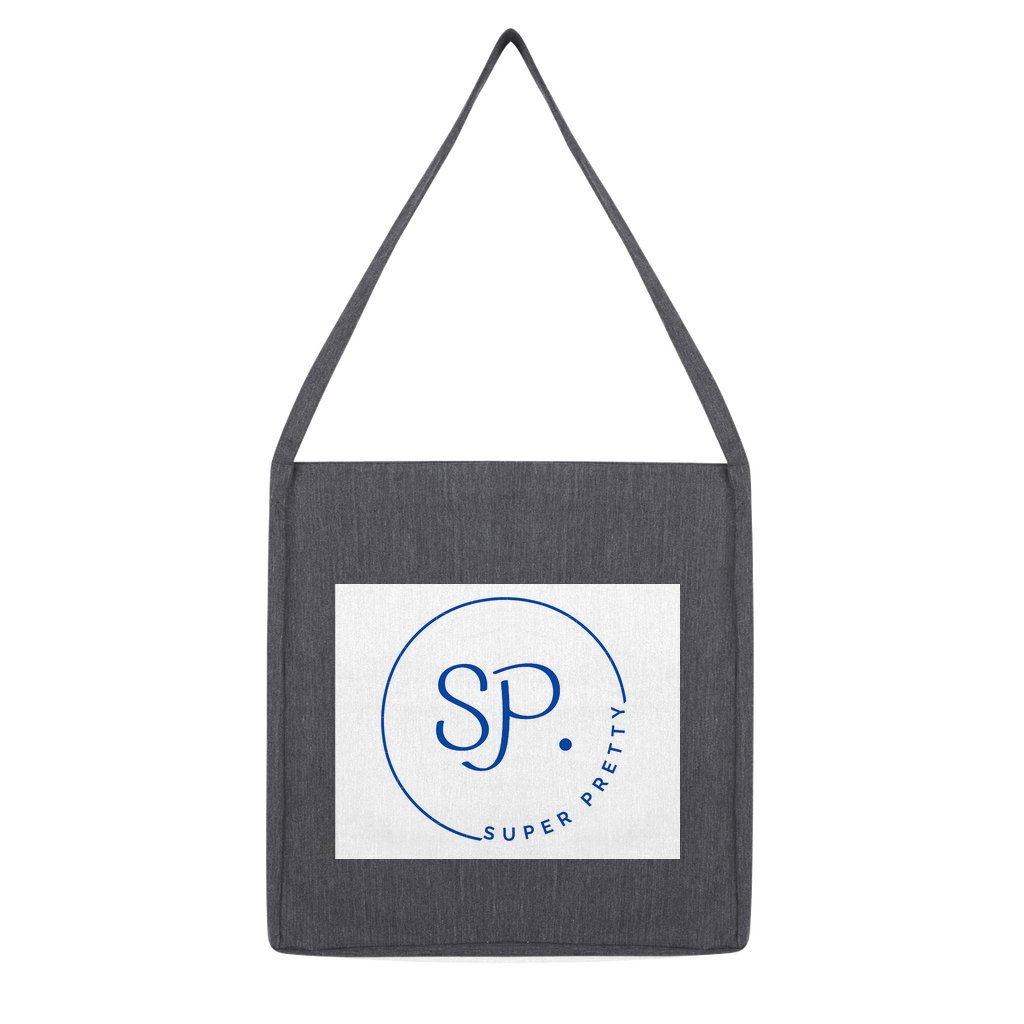 Super Pretty Classic Tote Bag made from recycled cotton and polyester, featuring a stylish design and durable woven twill fabric.