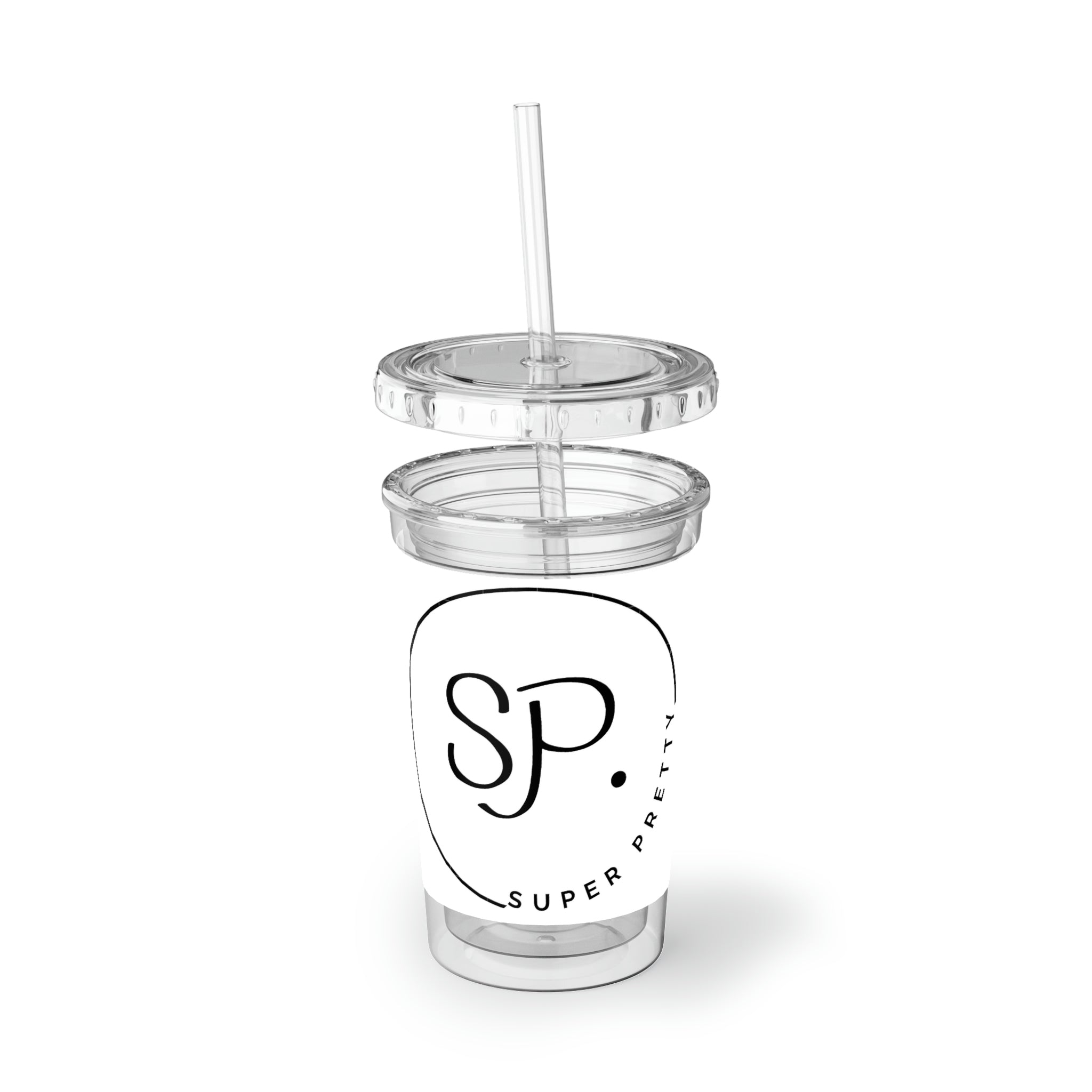 Super Pretty Suave Acrylic Cup with double-wall insulation, customizable design, and BPA-free materials, perfect for hot and cold beverages.