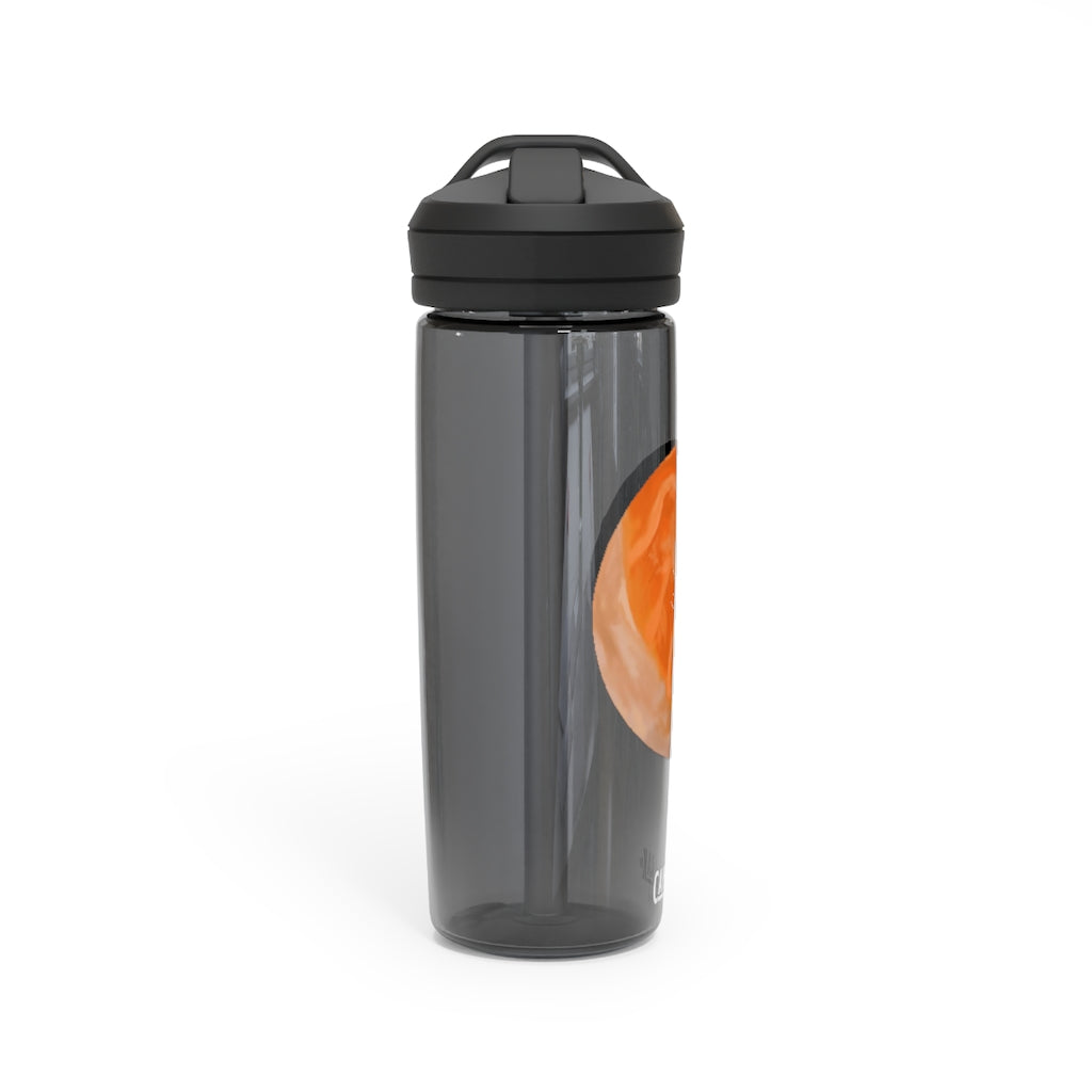 Sushi CamelBak Eddy® Water Bottle in vibrant colors, showcasing its ergonomic design and spill-proof biting valve.