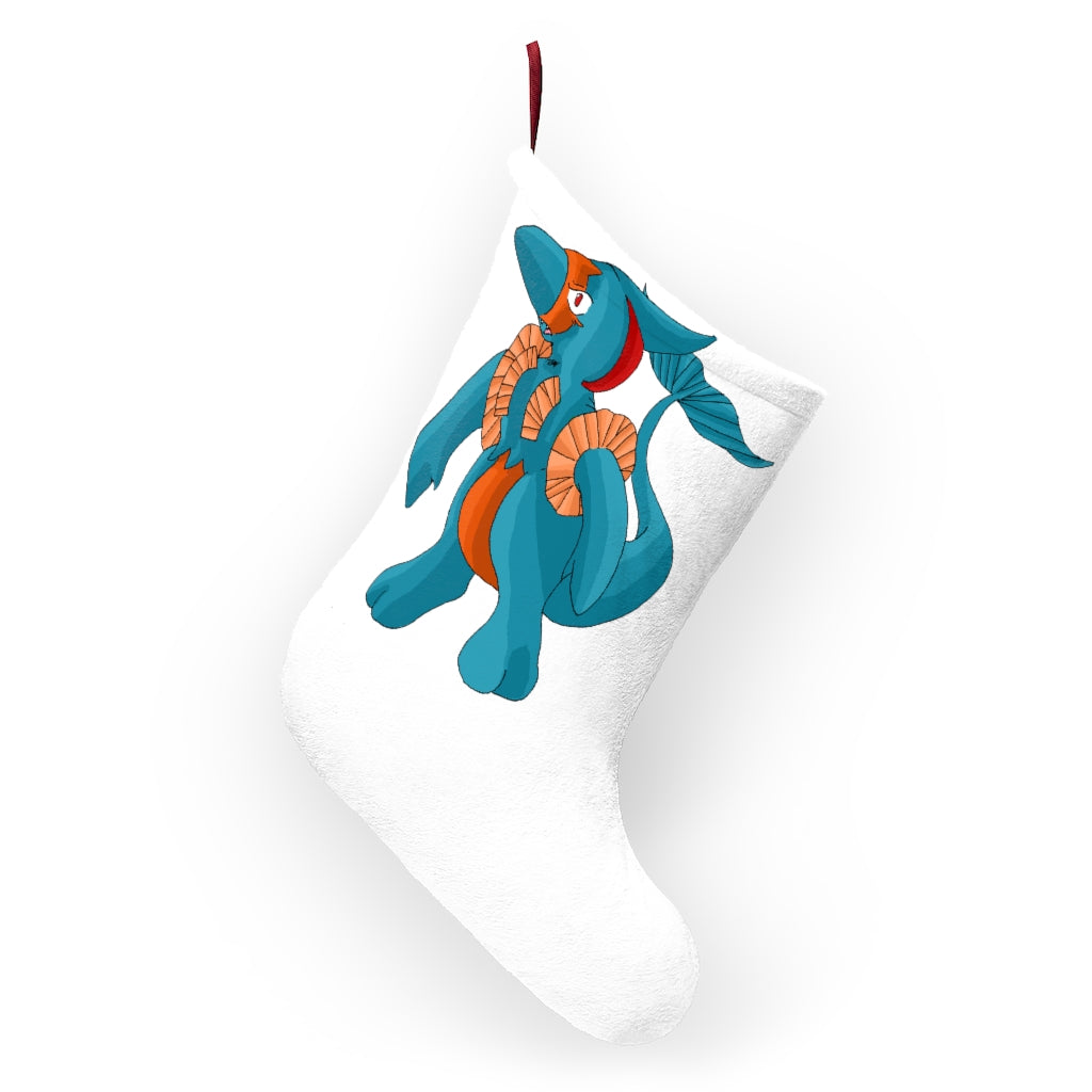 Swark Christmas Stockings featuring soft polyester fleece with festive designs and a twill ribbon hanging loop.