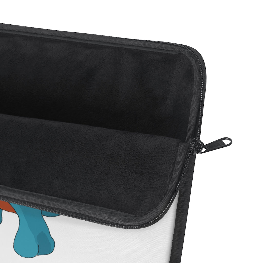 Swark Laptop Sleeve featuring a stylish printed design on one side and a sleek black backside, perfect for protecting laptops.