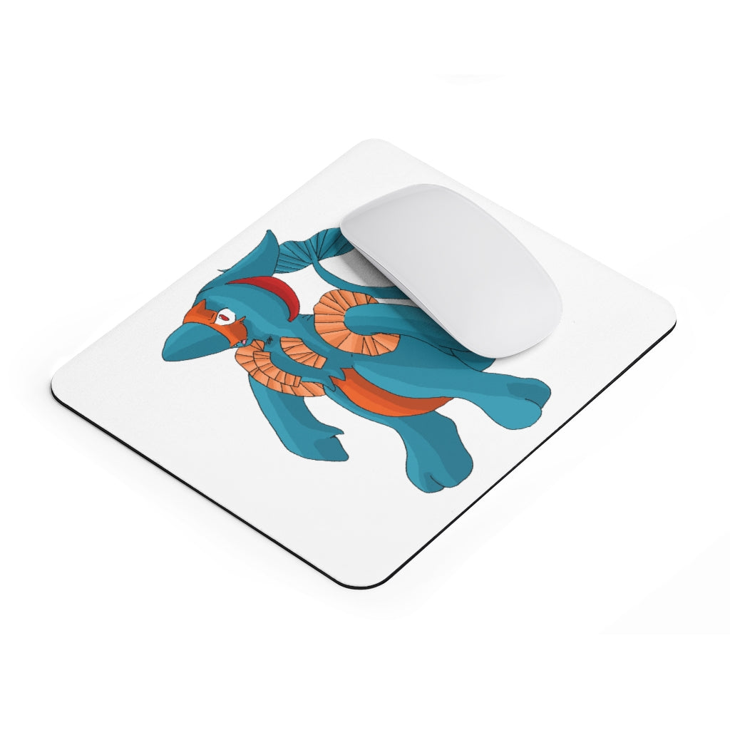 Swark Mouse Pad featuring a vibrant full print design on a smooth neoprene surface, ideal for home or office use.