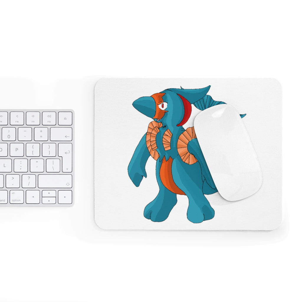 Swark Mouse Pad featuring a vibrant full print design on a smooth neoprene surface, ideal for home or office use.