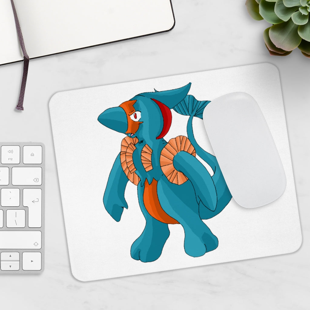 Swark Mouse Pad featuring a vibrant full print design on a smooth neoprene surface, ideal for home or office use.