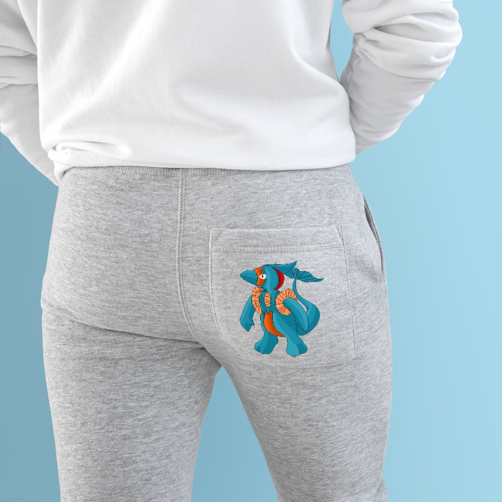 Swark Premium Fleece Joggers showcasing customizable back pocket and side pockets, made from soft fleece fabric.