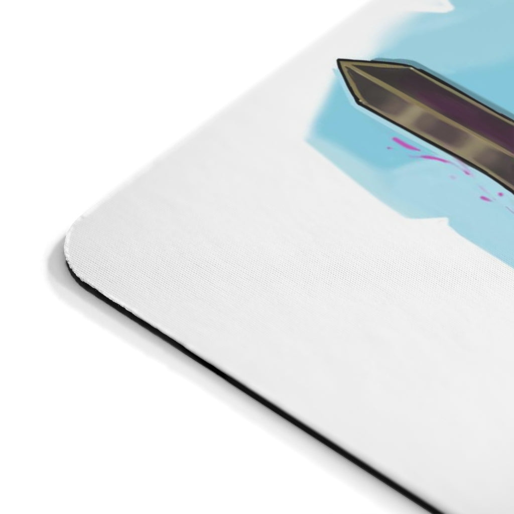 Swords Mouse Pad featuring a vibrant design with a smooth surface and non-slip base, ideal for gaming and office use.