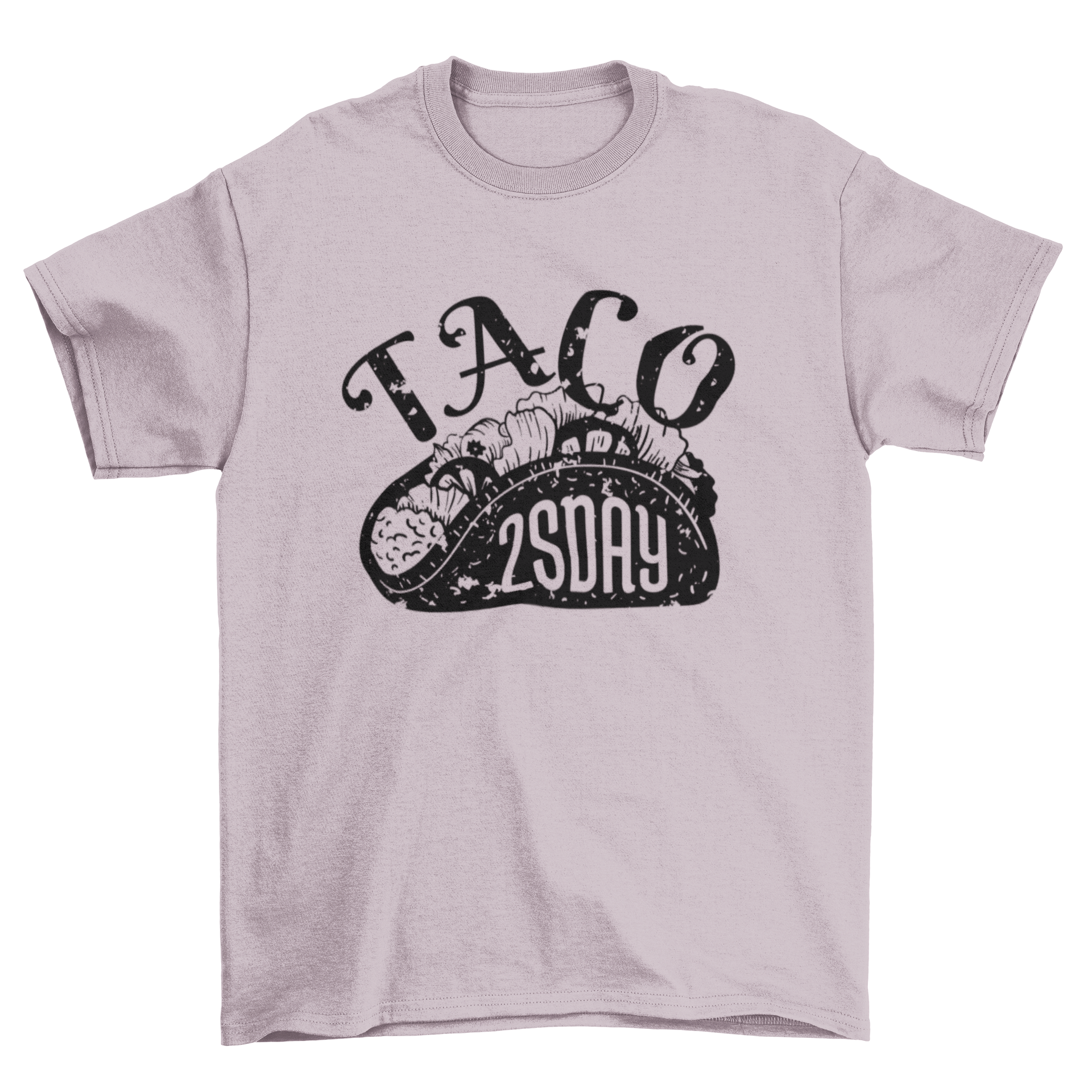 A vibrant Taco Tuesday t-shirt featuring a playful 'Taco Tuesday' label, perfect for taco lovers.