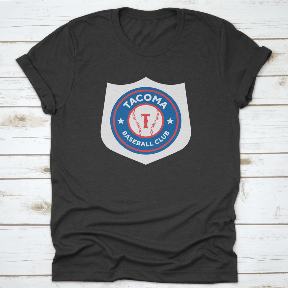 Vector graphic illustration of Tacoma, Washington baseball logo, showcasing vibrant colors and detailed design.