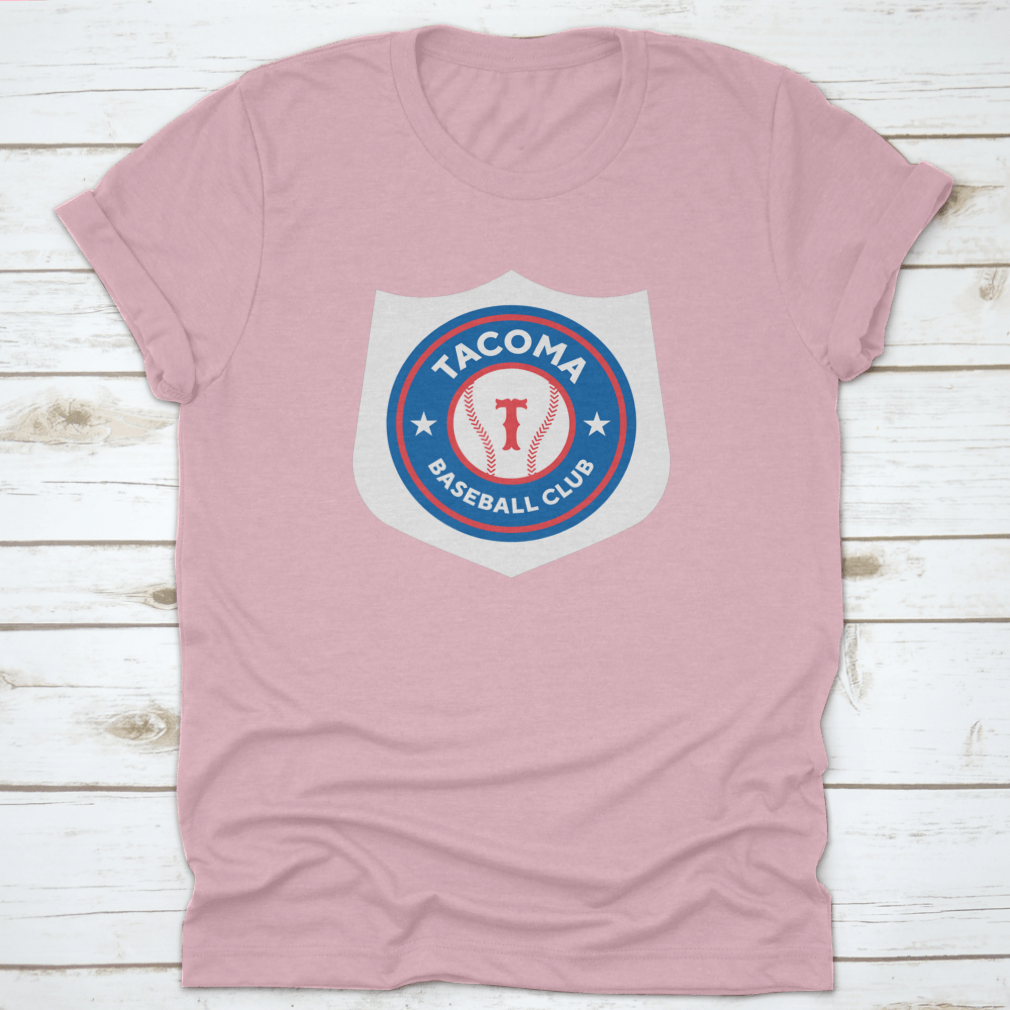 Vector graphic illustration of Tacoma, Washington baseball logo, showcasing vibrant colors and detailed design.