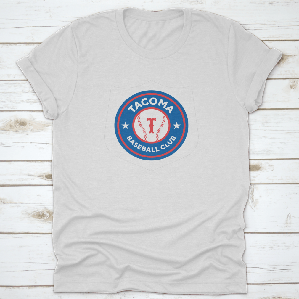 Vector graphic illustration of Tacoma, Washington baseball logo, showcasing vibrant colors and detailed design.