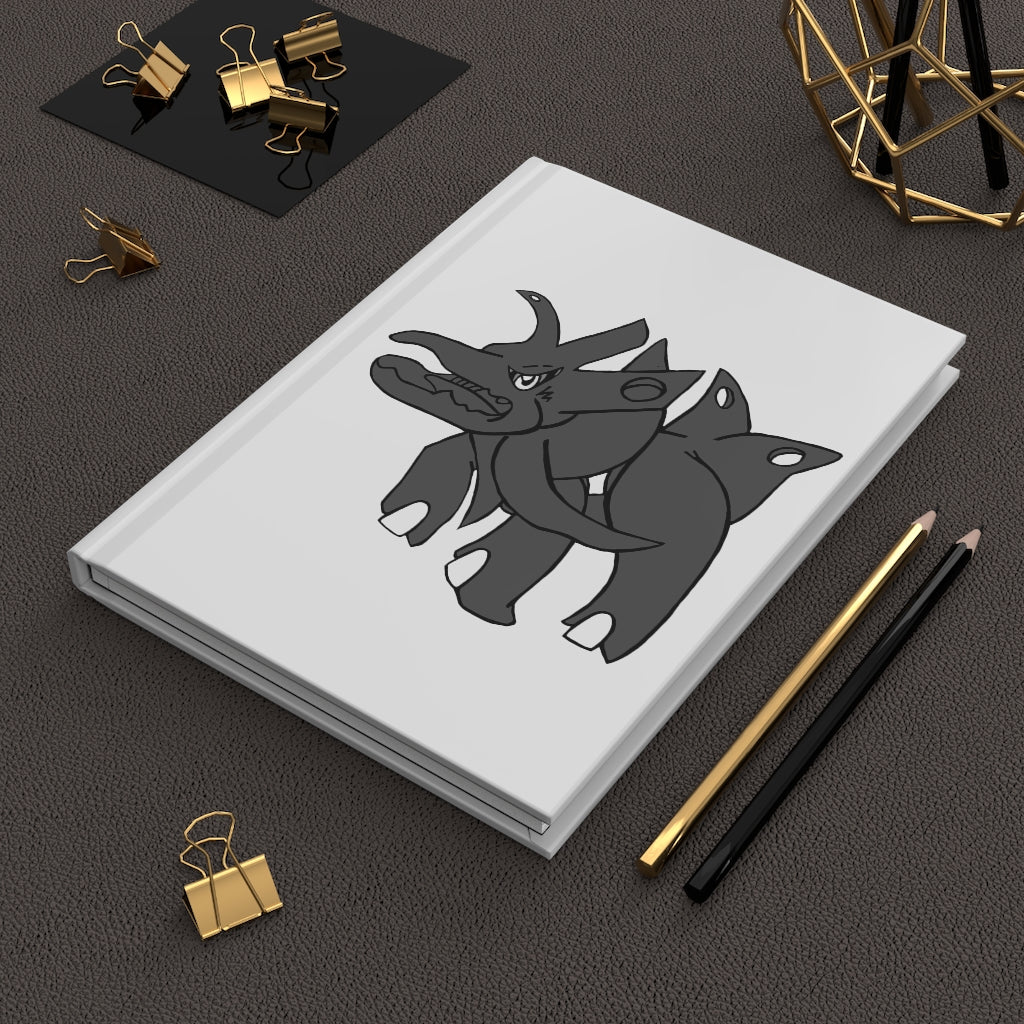 Tanktron Hardcover Journal Matte with customizable cover and lined pages, showcasing a stylish matte finish.