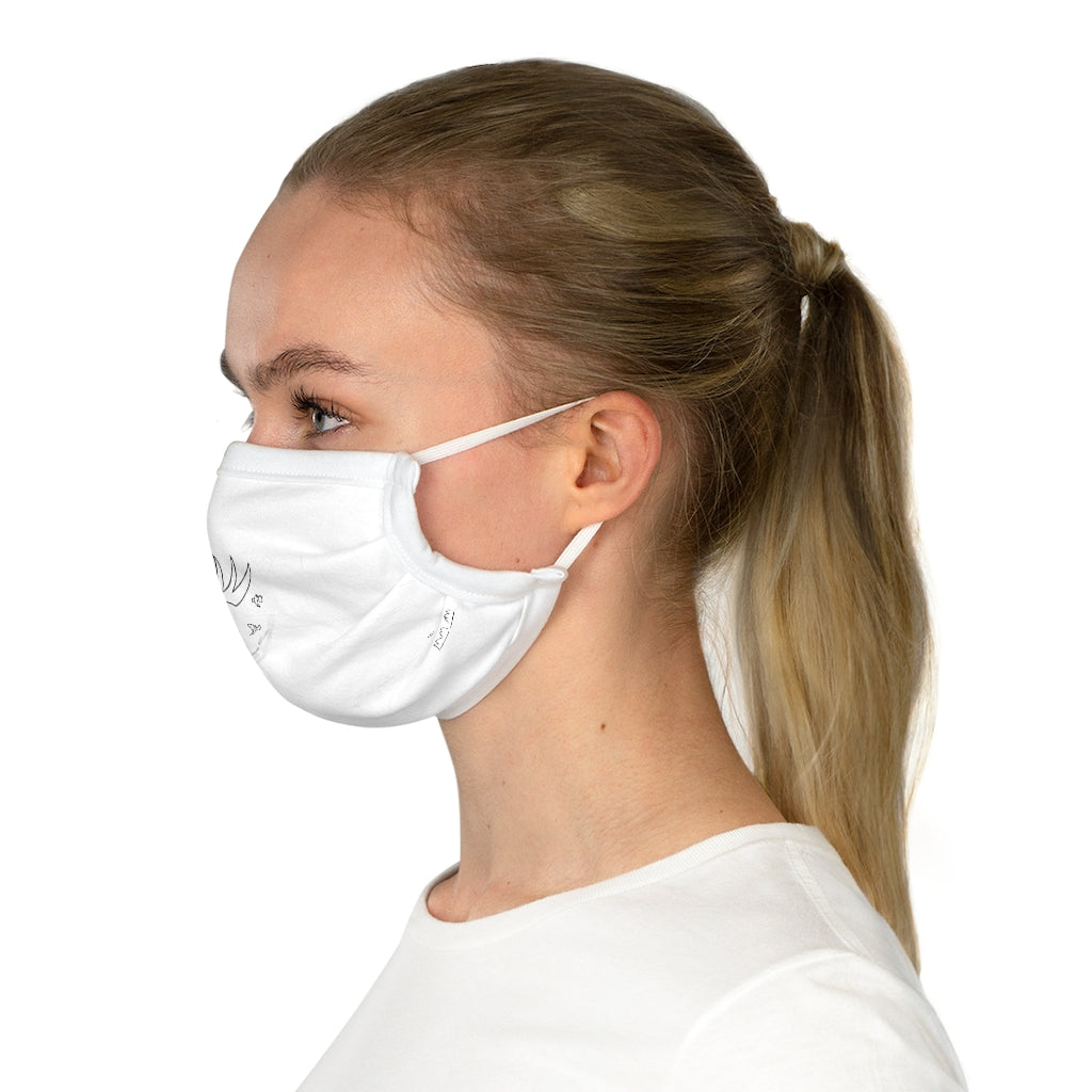 Tempus Guardian of the Harvest Cotton Face Mask featuring unique motifs and adjustable earloops for a comfortable fit.