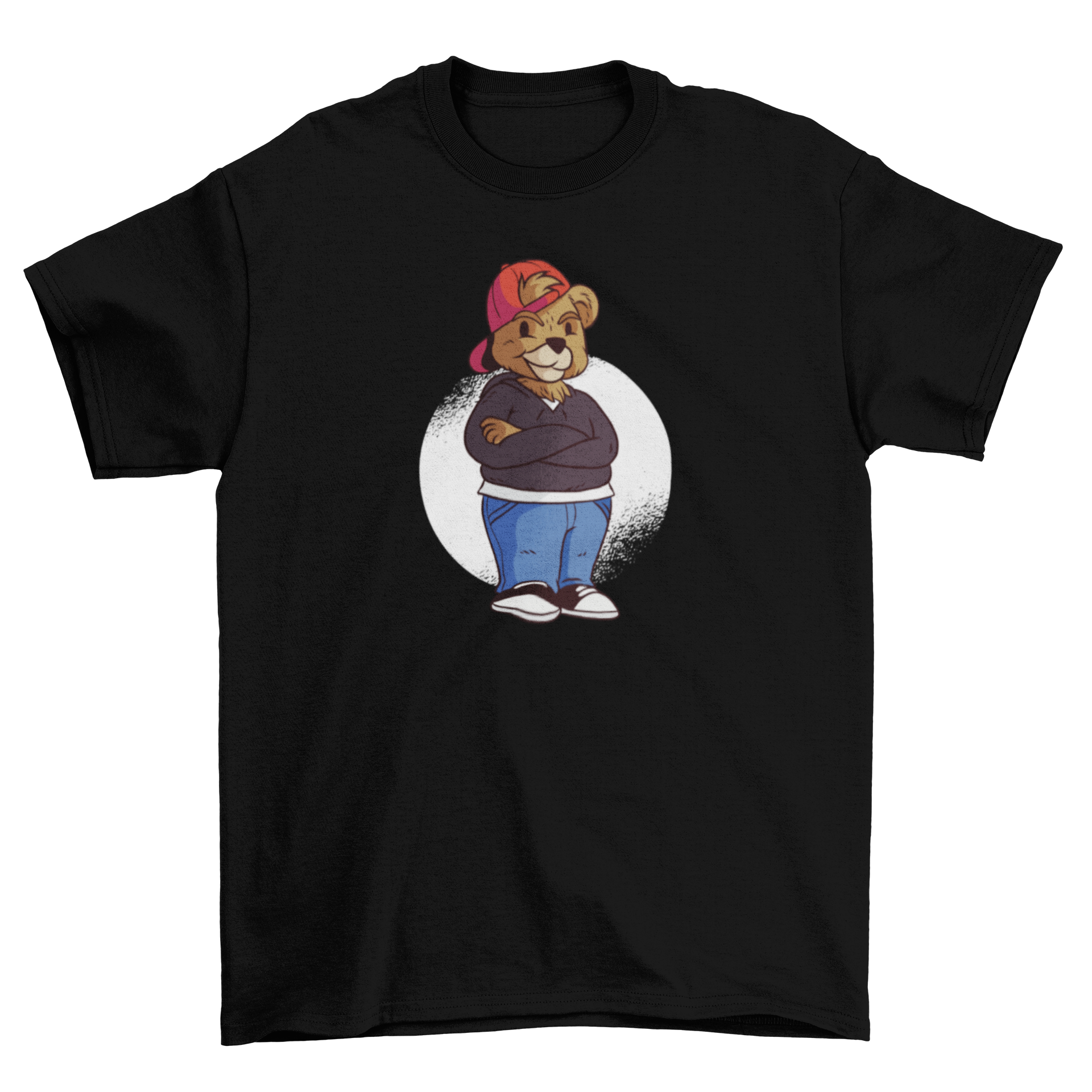 Teenager Bear T-shirt featuring a playful anthropomorphic bear design, perfect for teens.