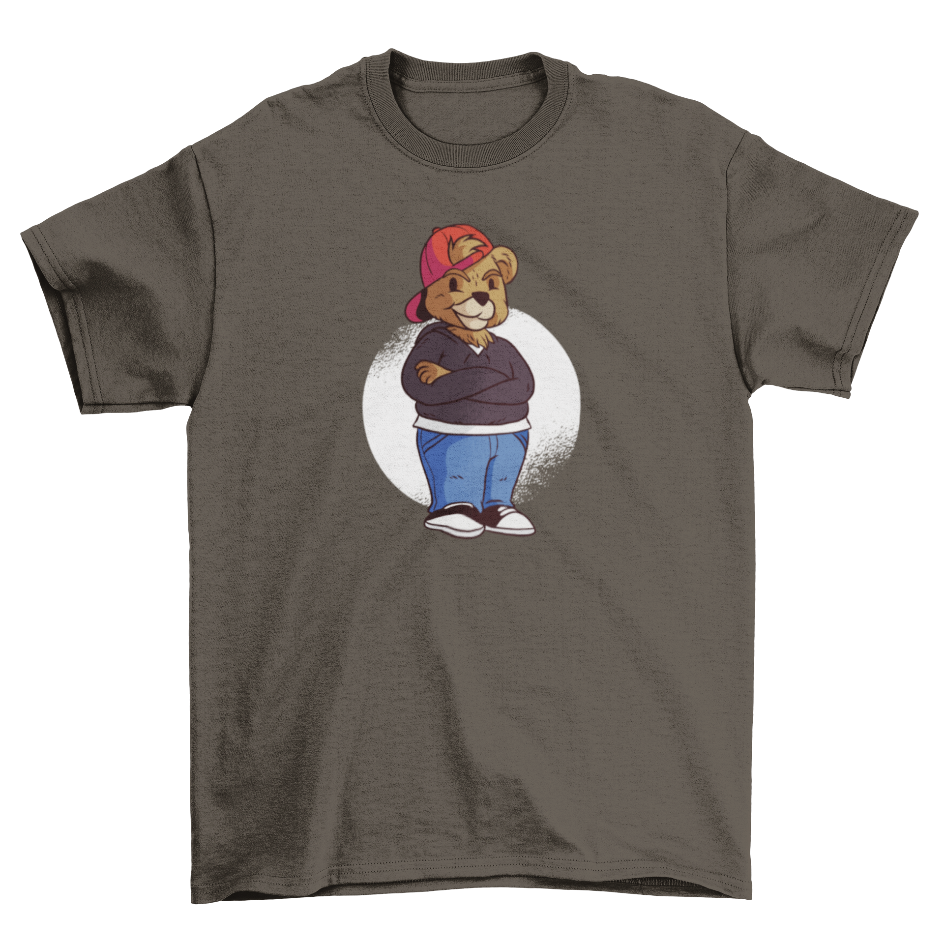 Teenager Bear T-shirt featuring a playful anthropomorphic bear design, perfect for teens.