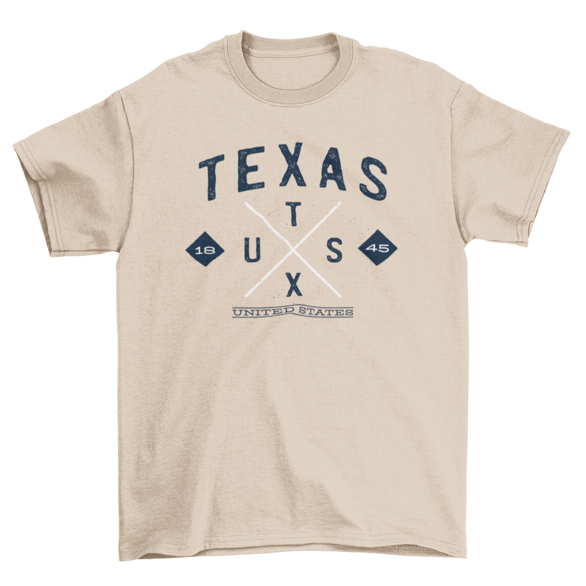 Texas Hipster T-shirt featuring a trendy logo badge representing the state of Texas.