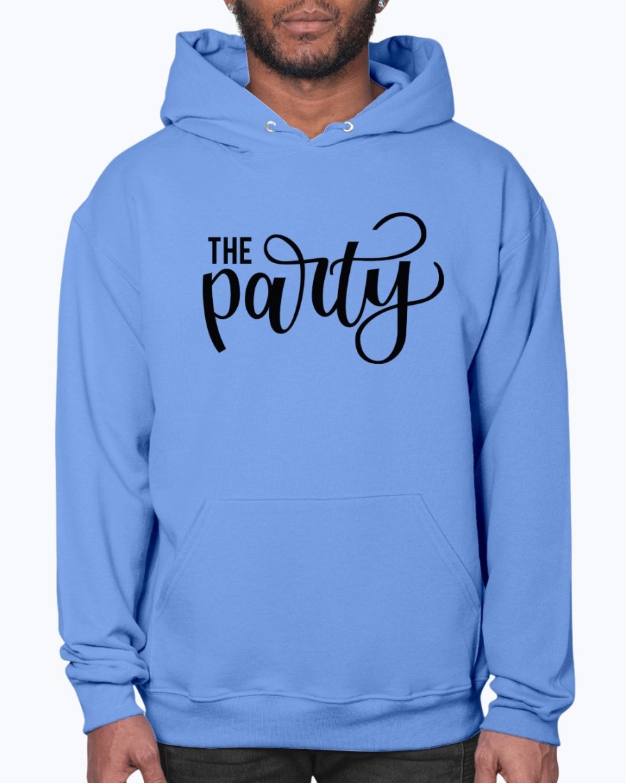 The Party Bridal and Wedding Hoodie in soft fleece, featuring a front pouch pocket and stylish design, perfect for brides and bridal parties.