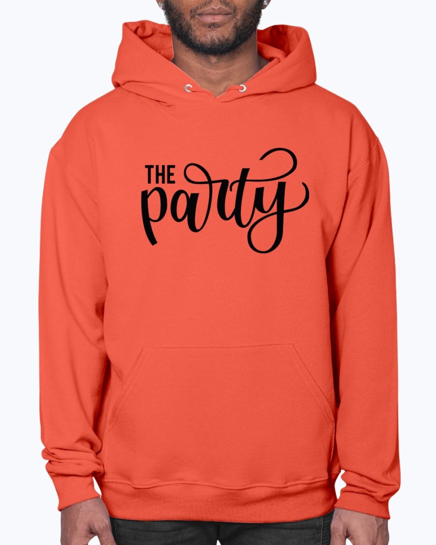 The Party Bridal and Wedding Hoodie in soft fleece, featuring a front pouch pocket and stylish design, perfect for brides and bridal parties.