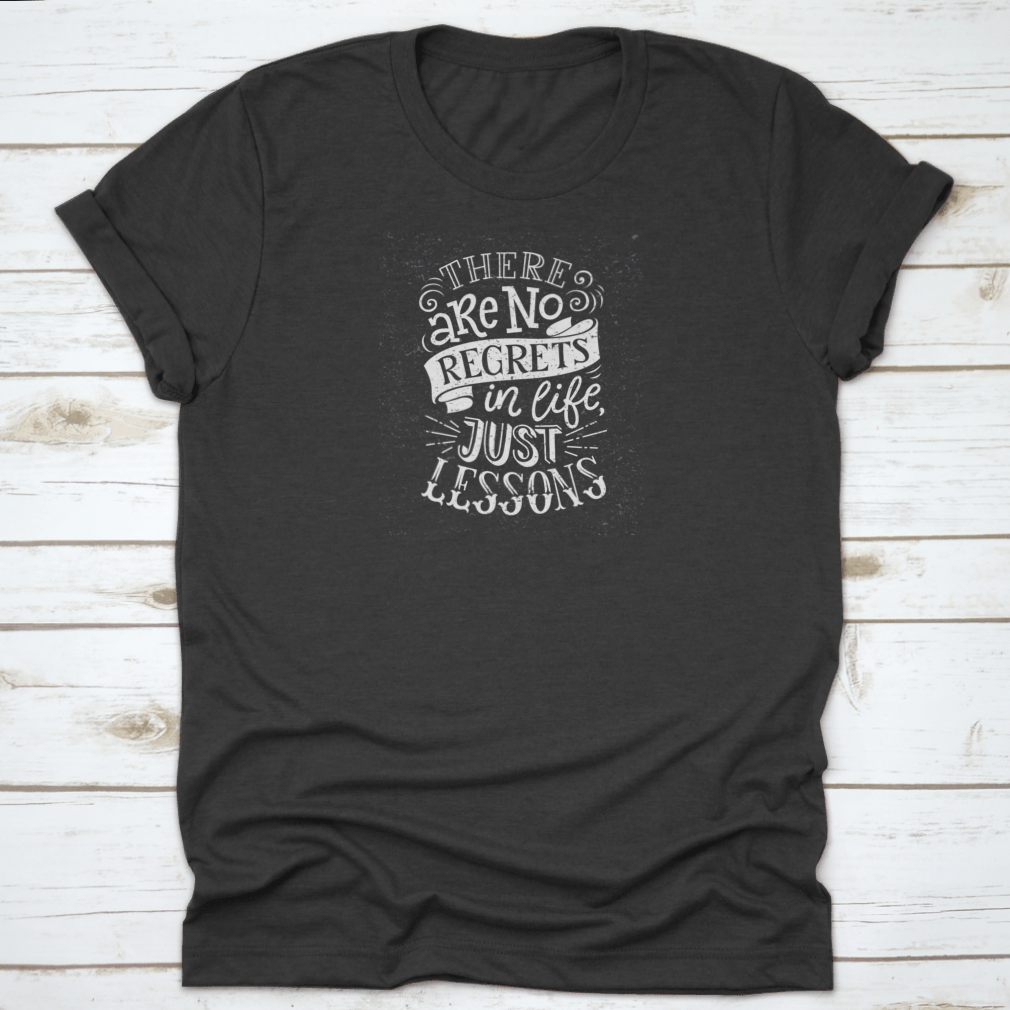 Noc Inspirational and Motivational Quote Design T-Shirt in various colors, showcasing its comfortable fabric and classic fit.