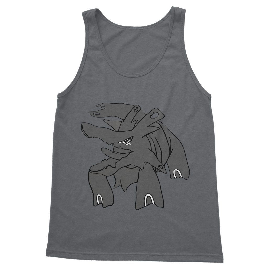 Titanica Classic Adult Vest Top in various colors, showcasing its unisex design and high-quality cotton fabric.