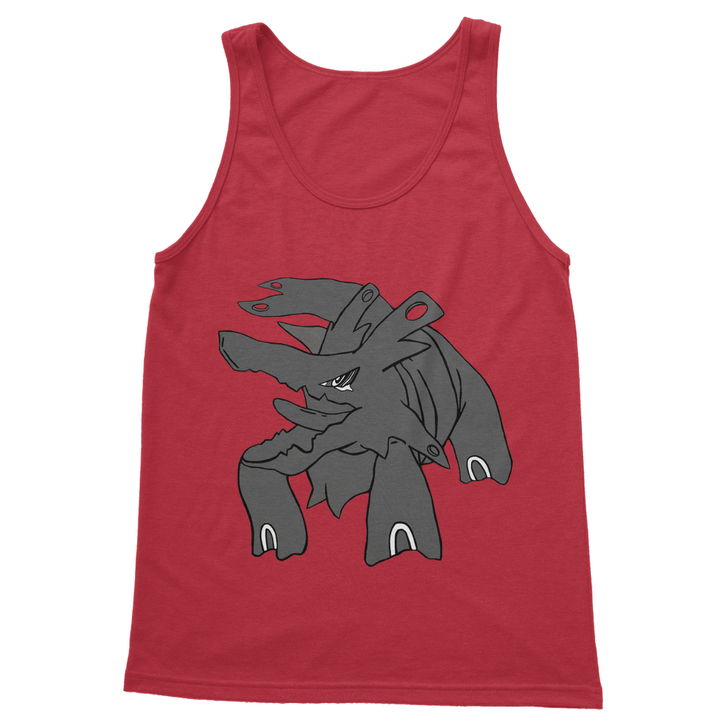 Titanica Classic Adult Vest Top in various colors, showcasing its unisex design and high-quality cotton fabric.