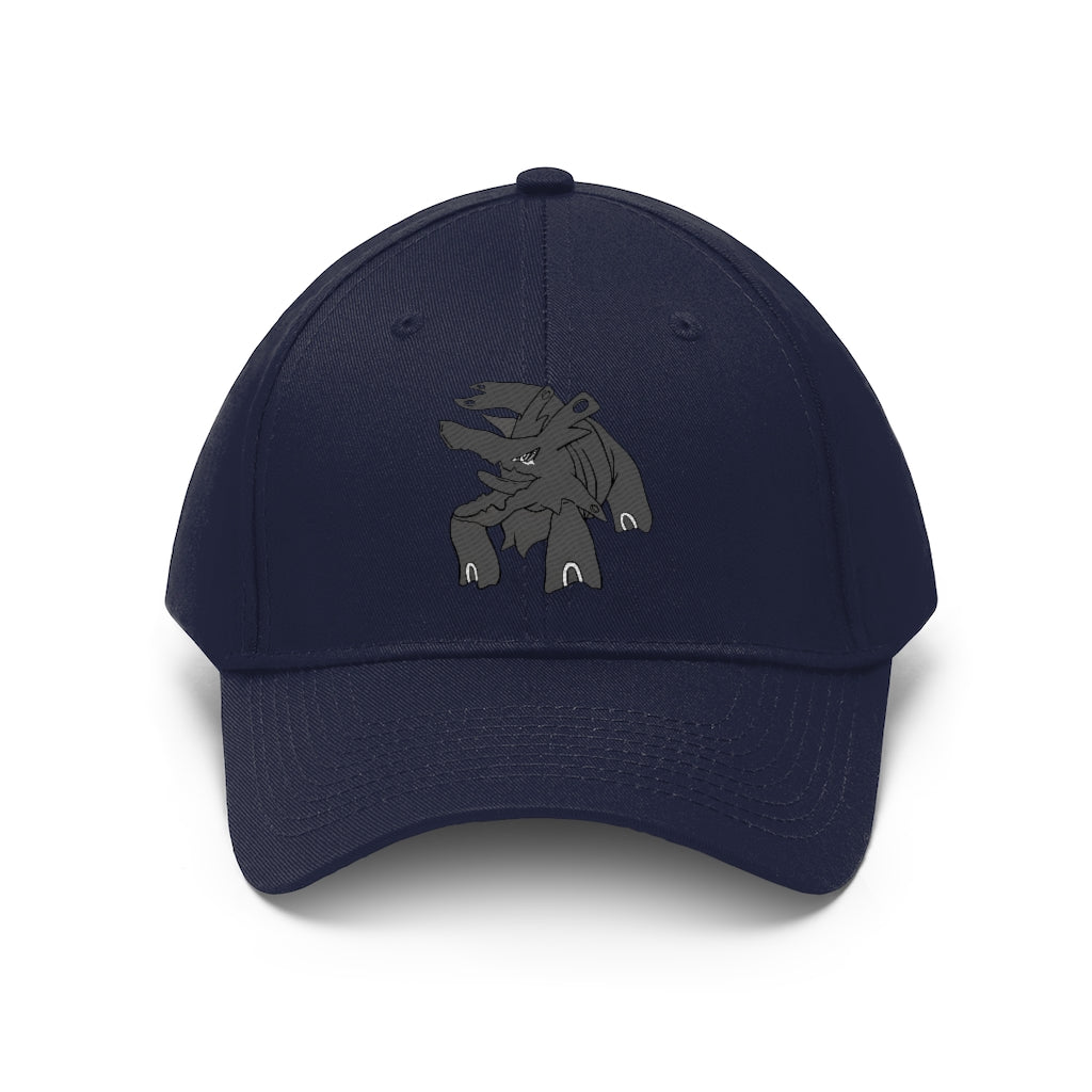 Titanica Unisex Twill Hat in classic design, made from 100% cotton twill with adjustable Velcro closure.