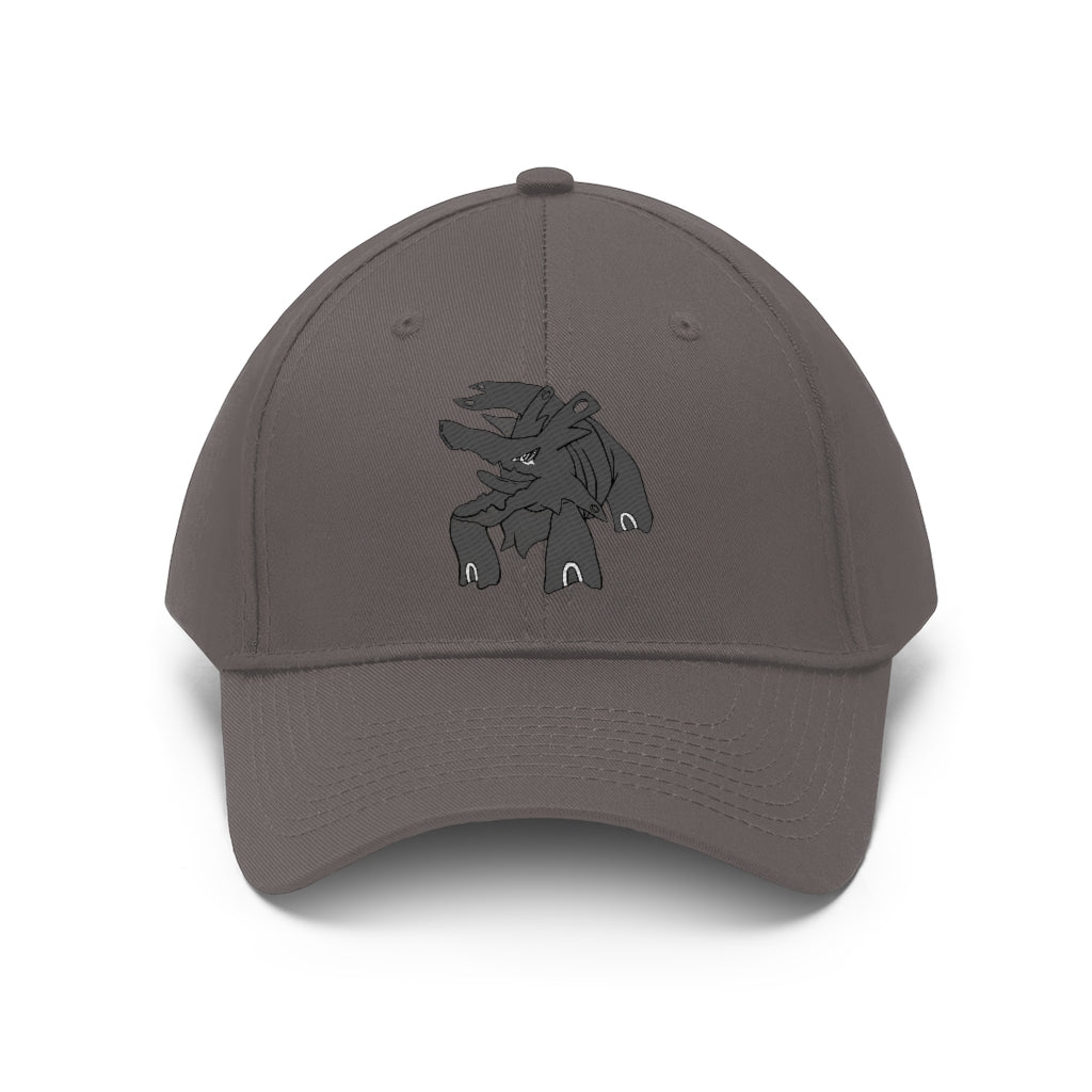 Titanica Unisex Twill Hat in classic design, made from 100% cotton twill with adjustable Velcro closure.