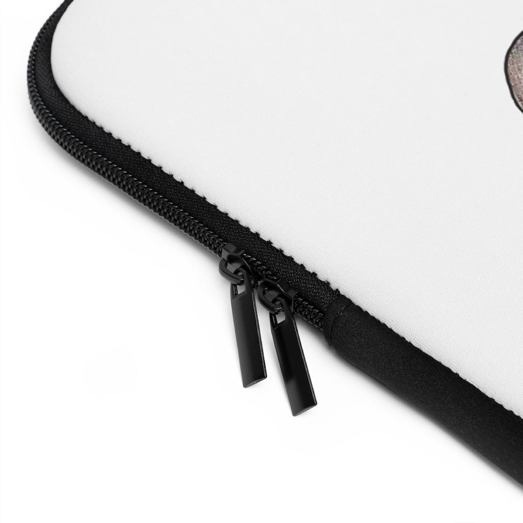 Tomas Laptop Sleeve featuring a customizable front and black polyester back, designed for protection and style.