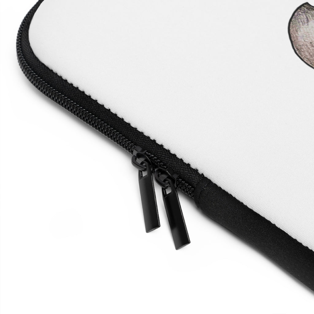 Tomas Laptop Sleeve featuring a customizable front and black polyester back, designed for protection and style.