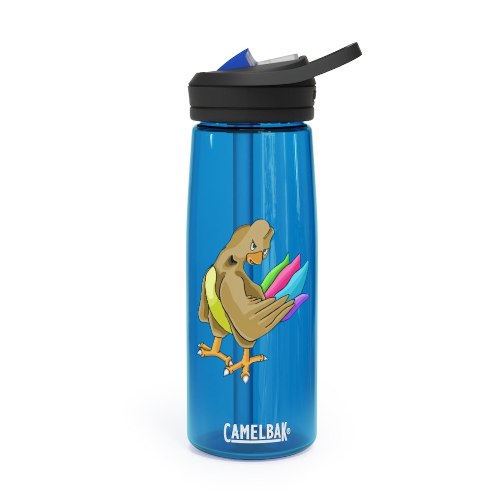 Toudan CamelBak Eddy® Water Bottle in 20oz and 25oz sizes, showcasing robust Tritan™ material and spill-proof biting valve.