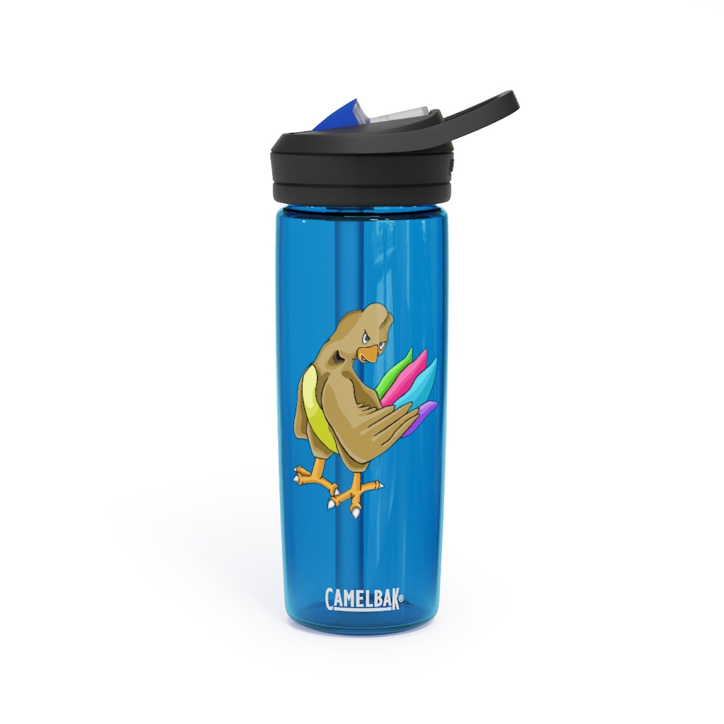 Toudan CamelBak Eddy® Water Bottle in 20oz and 25oz sizes, showcasing robust Tritan™ material and spill-proof biting valve.