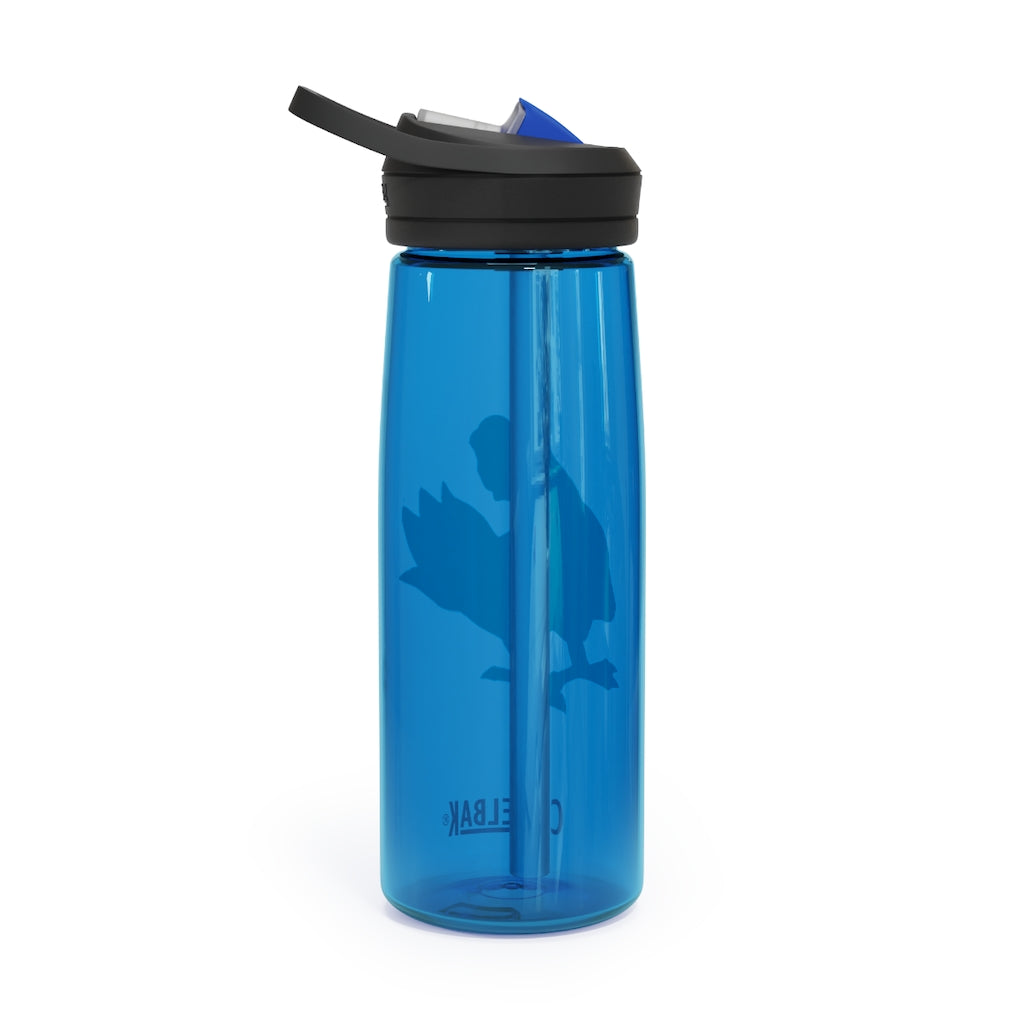 Toudan CamelBak Eddy® Water Bottle in 20oz and 25oz sizes, showcasing robust Tritan™ material and spill-proof biting valve.