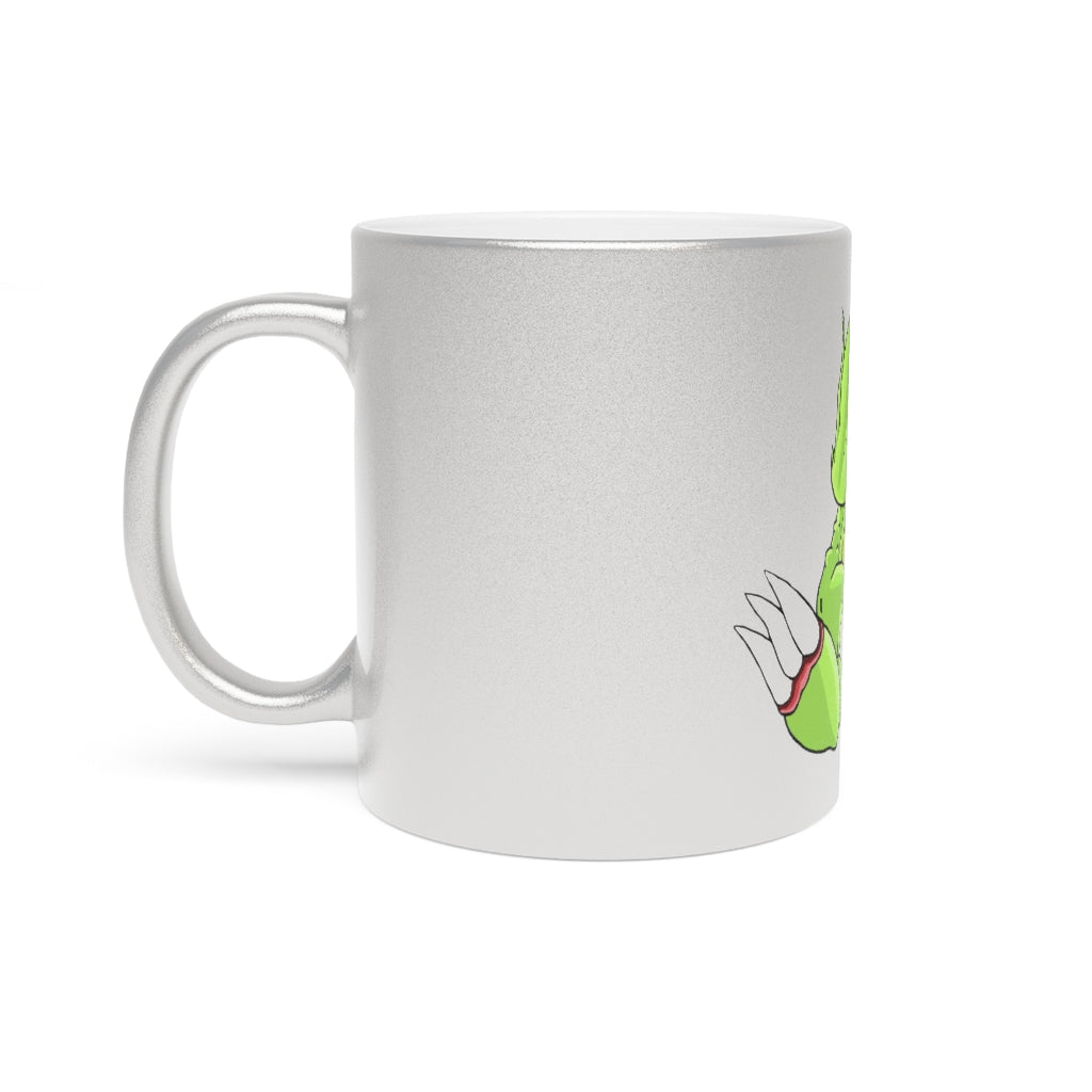 Toxcana Metallic Mug in Silver and Gold with customizable design options.