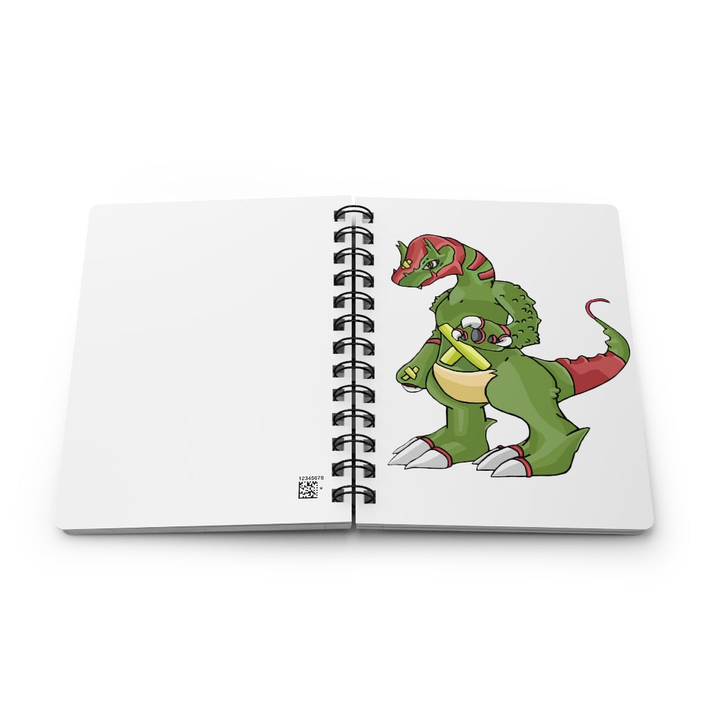 Toxicaan Spiral Bound Journal with glossy laminated cover and lined pages, showcasing its stylish design and durability.