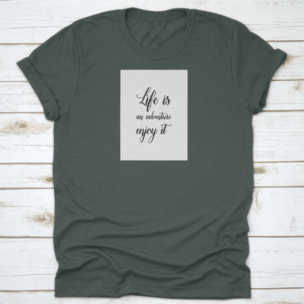 Travel Life Style Inspiration Quotes Lettering on a soft cotton fabric, featuring motivational quotes for travel enthusiasts.