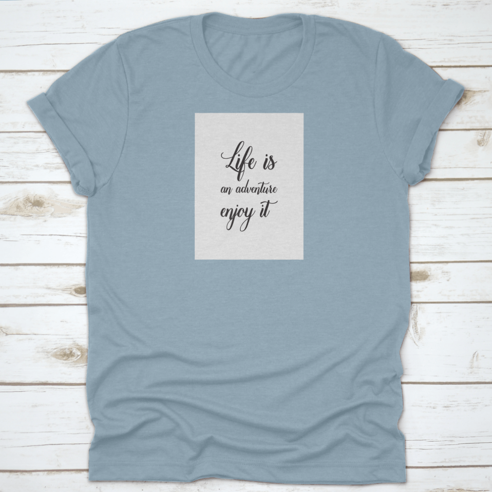 Travel Life Style Inspiration Quotes Lettering on a soft cotton fabric, featuring motivational quotes for travel enthusiasts.