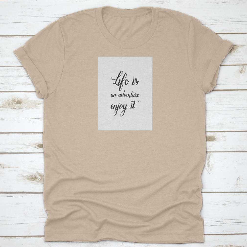 Travel Life Style Inspiration Quotes Lettering on a soft cotton fabric, featuring motivational quotes for travel enthusiasts.