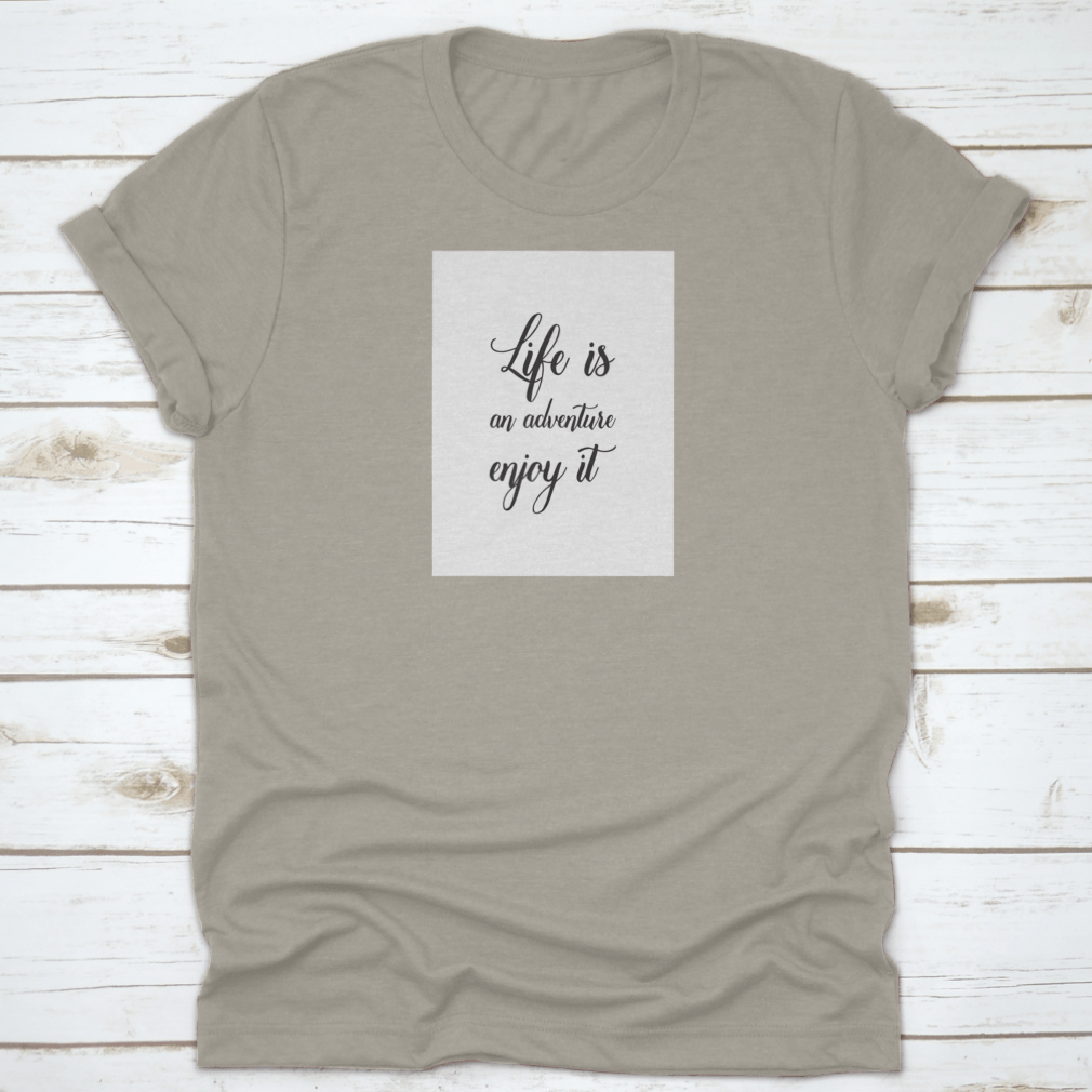 Travel Life Style Inspiration Quotes Lettering on a soft cotton fabric, featuring motivational quotes for travel enthusiasts.