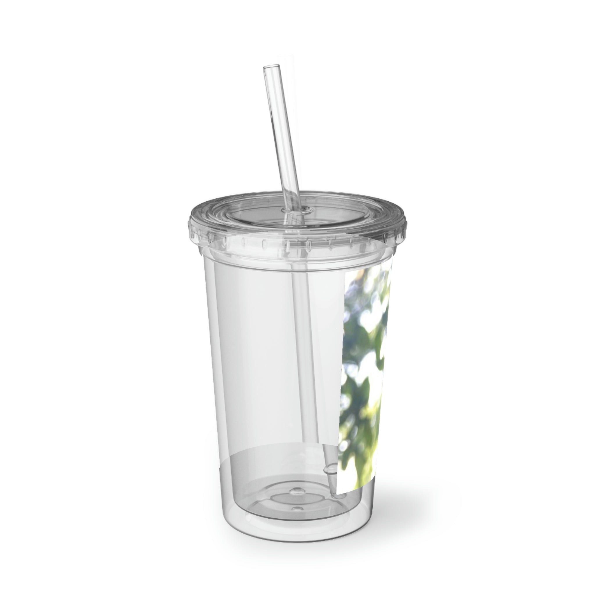 Tree Suave Acrylic Cup with double-wall insulation, customizable design, and BPA-free materials, perfect for hot and cold beverages.