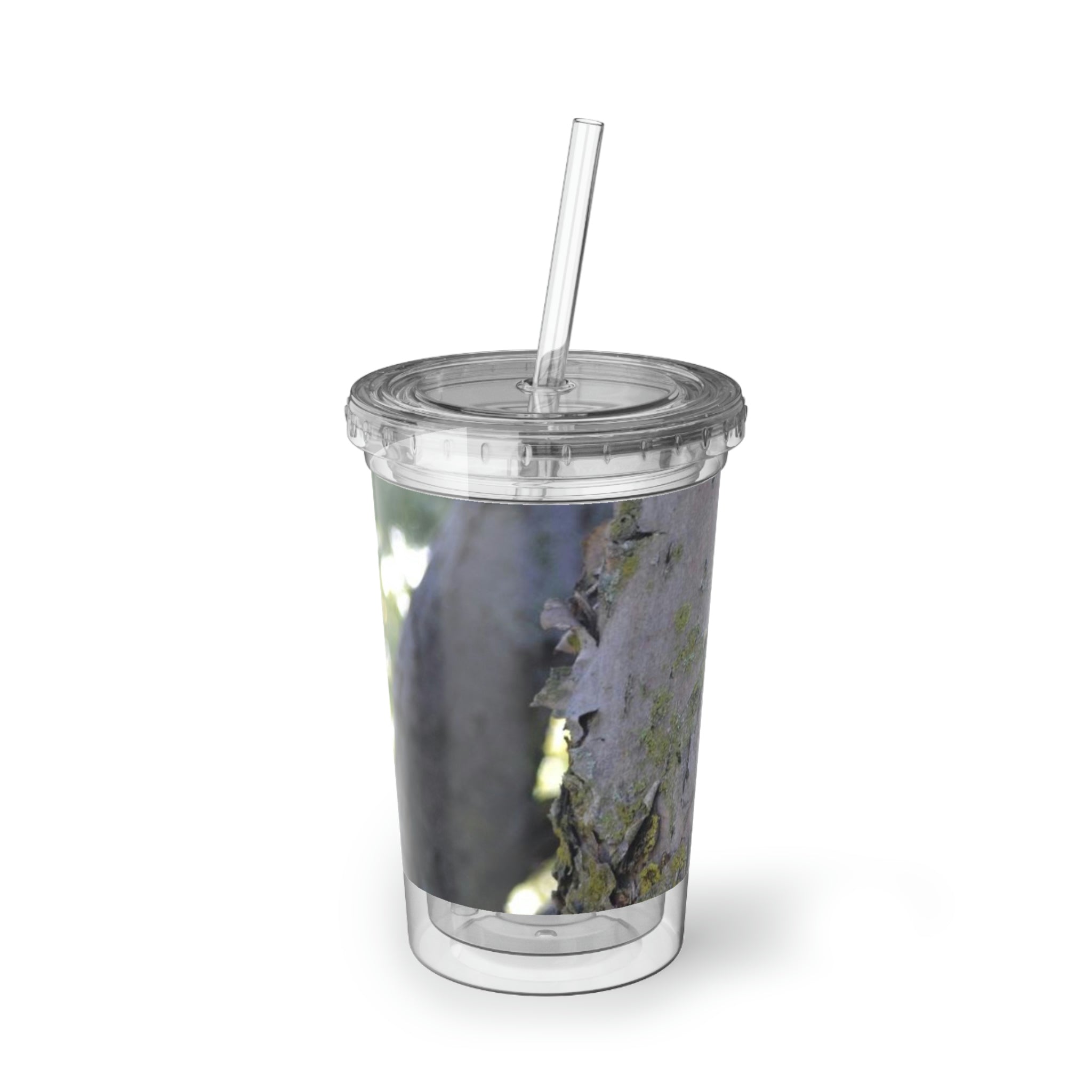 Tree Suave Acrylic Cup with double-wall insulation, customizable design, and BPA-free materials, perfect for hot and cold beverages.