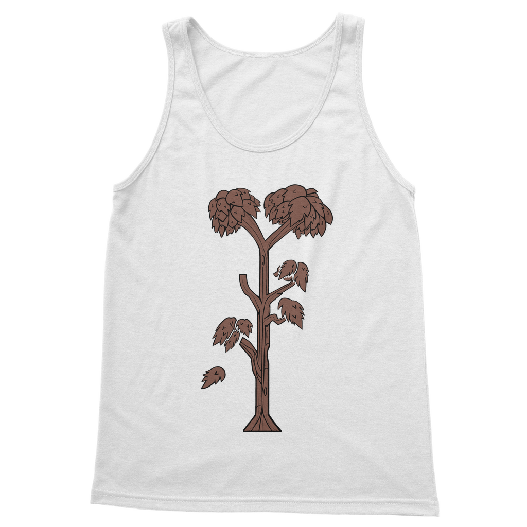 Trees Classic Adult Vest Top in various colors, showcasing its unisex design and soft fabric.