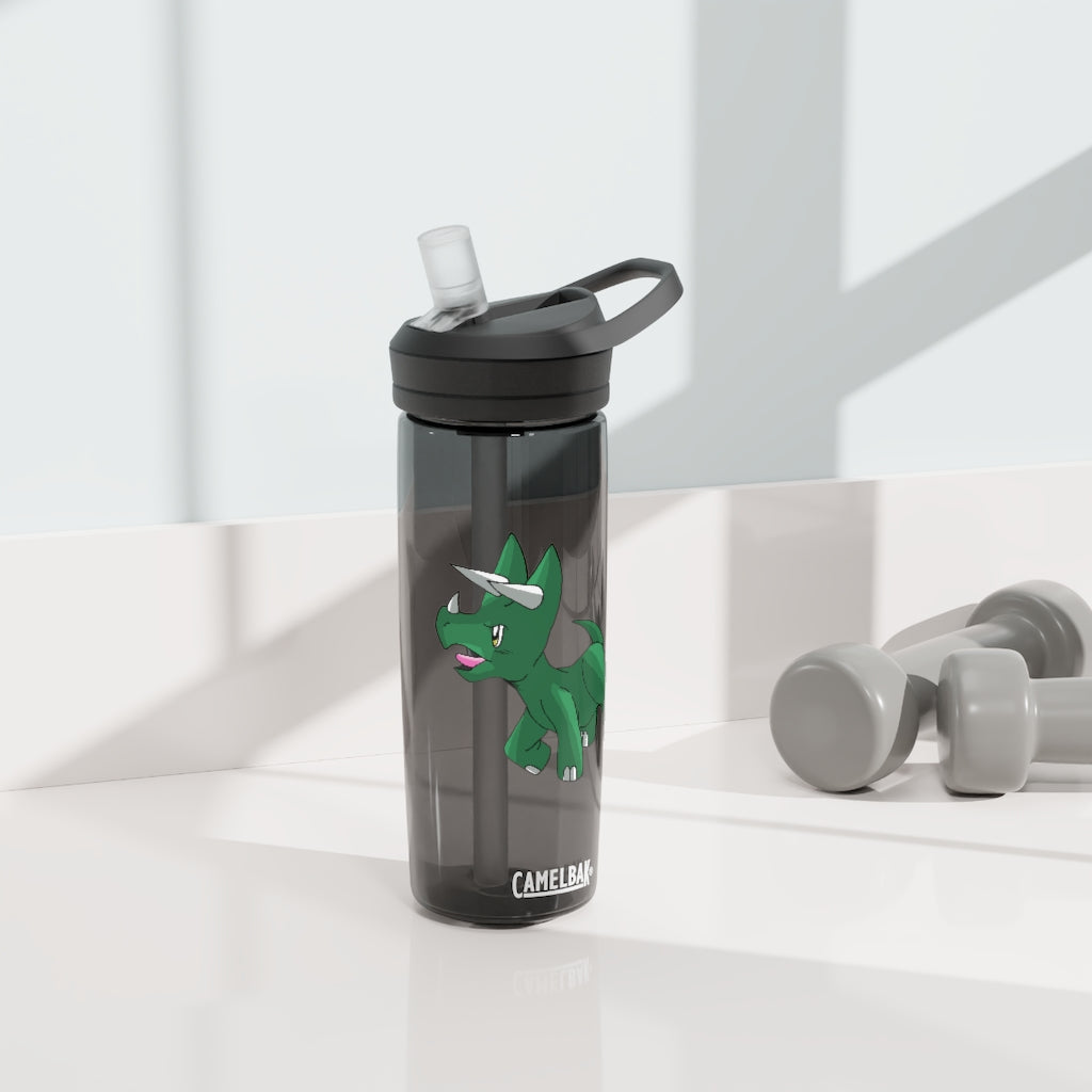 Treevetop CamelBak Eddy® Water Bottle in 20oz and 25oz sizes, showcasing its robust design and spill-proof biting valve.